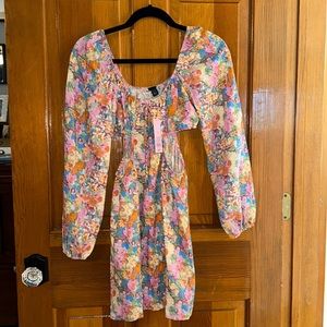 Floral dress size small
